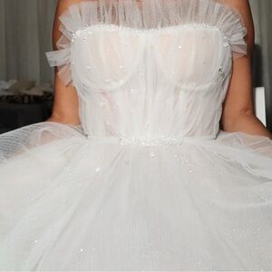 Elegant White Wedding Dress